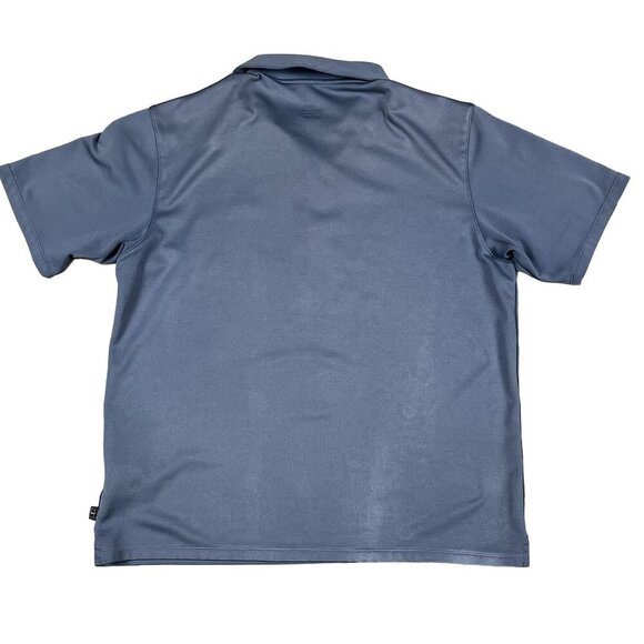 Nike Dri-Fit Grey Golf Polo Shirt Size Large - Picture 2 of 5